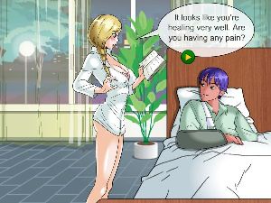 Flash fuck game with sexy hospital nurse