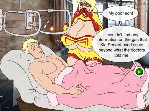 Sexy hentai fuck game with super heroine sex