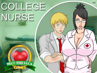 College nurse porn game with busty nurse porn