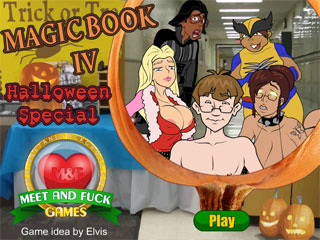 Adult sex game Magic Book 4: Halloween Special