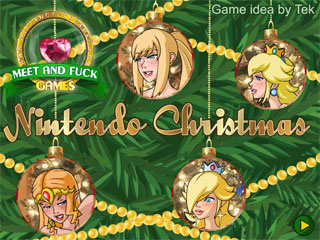 Fucking hot games with sexy orgy in Nintendo Christmas