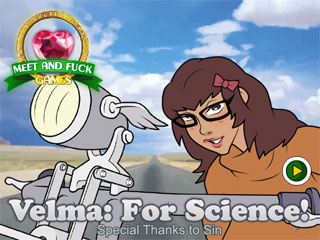 Fucking machine sex game with hentai sex machine Velma for Science